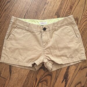 Merona Tan Cotton Chino Shorts